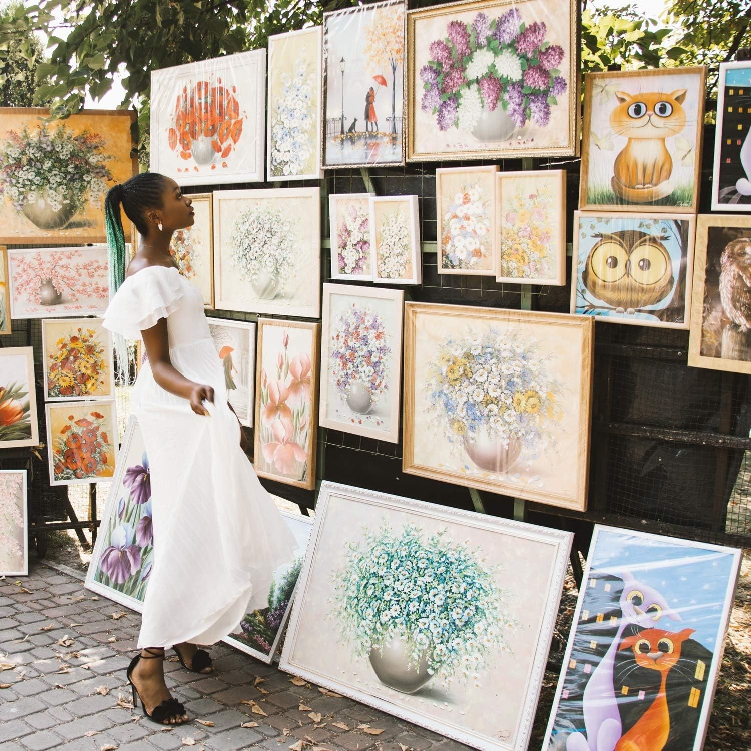 Artist-Quality 24 Canvas Panels – 100% Cotton, Multiple Sizes for Creativity