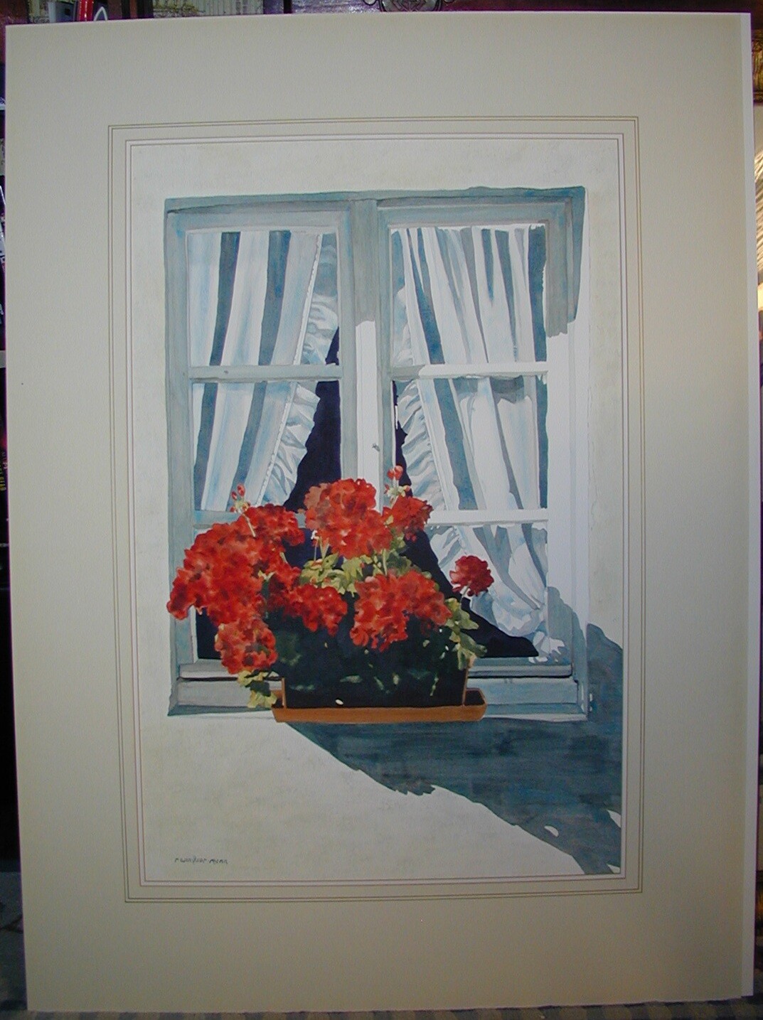 Ruthie Windsor Mann Water Color, One of a Kind