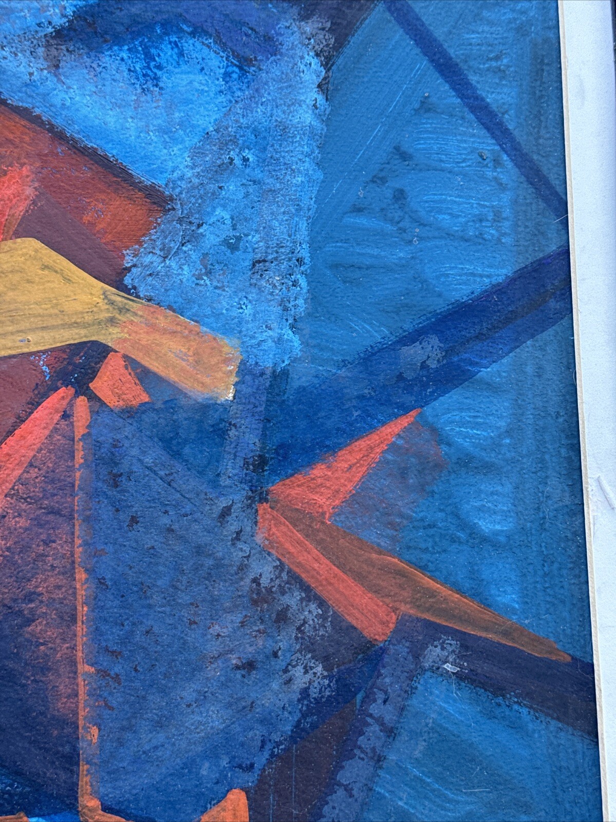 DOROTHY SKLAR PAINTING ABSTRACT EXPRESSIONISM GEOMETRIC MID CENTURY CUBISM 1950