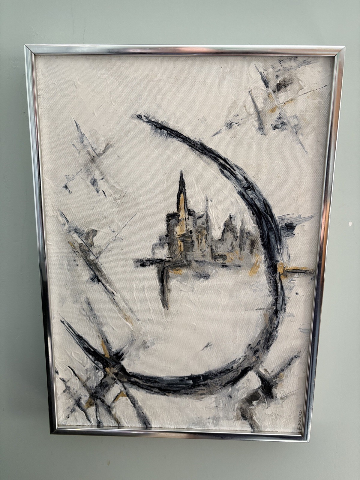 Regina Agran Abstract Art Painting On Canvas Signed Numbered “Fantasy “
