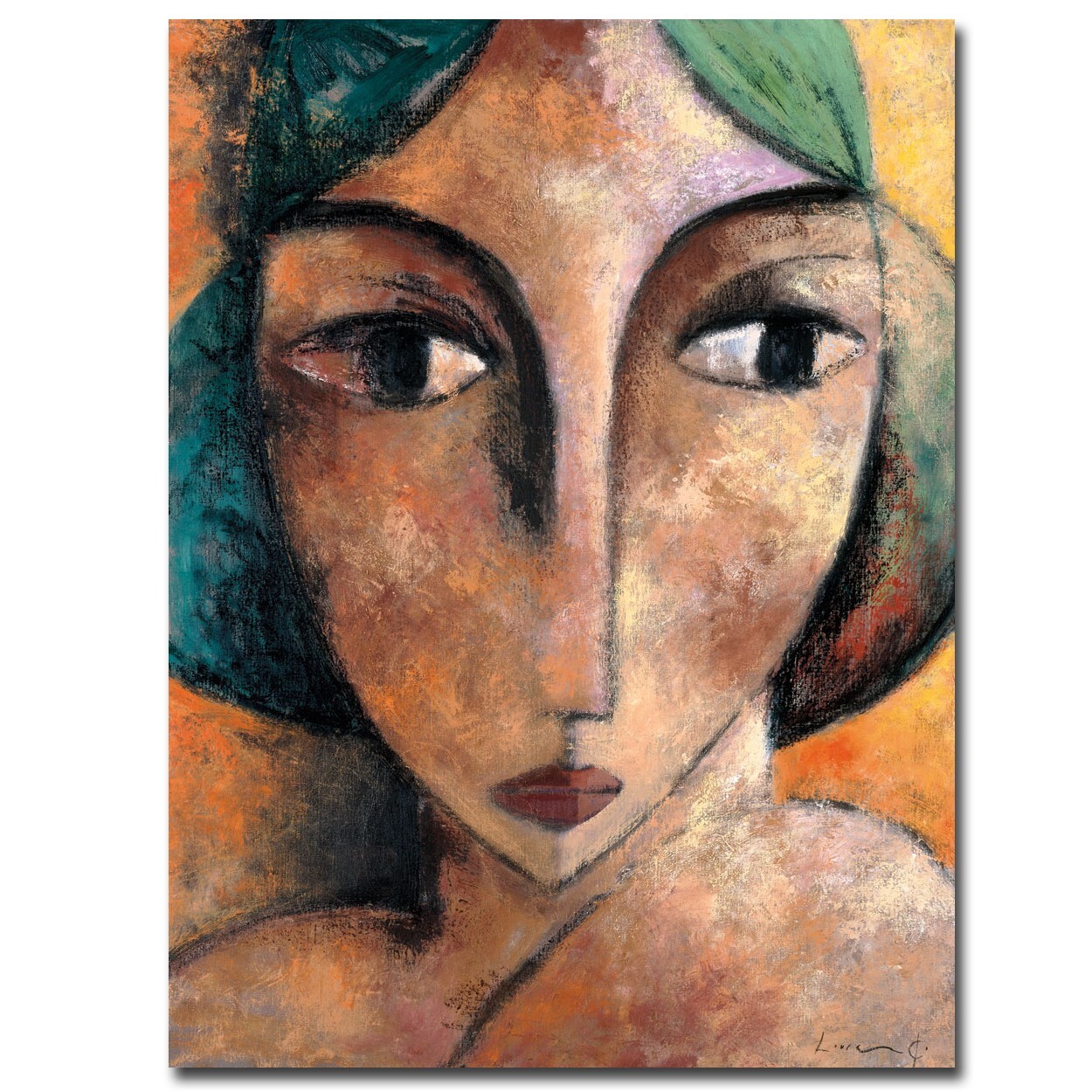 La Mirada by Didier Lourenco Gallery-Wrapped Canvas Giclee Art (16 in x 12 in)