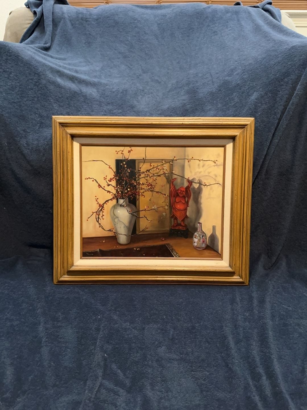 Still Life with Red Buddha
