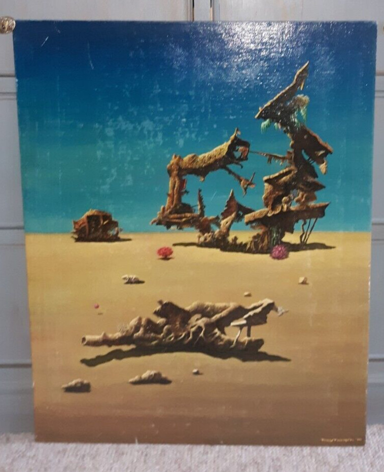 Tony Fachet Surrealist Outer Space Painting Sci Fi Illustration
