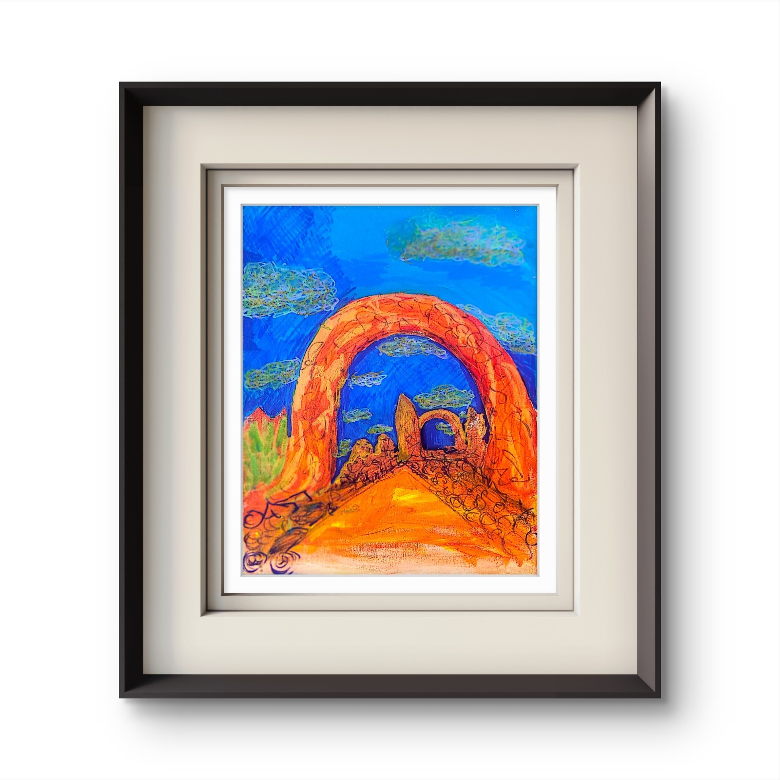 Arches National Park Utah Original Acrylic Southwest Landscape