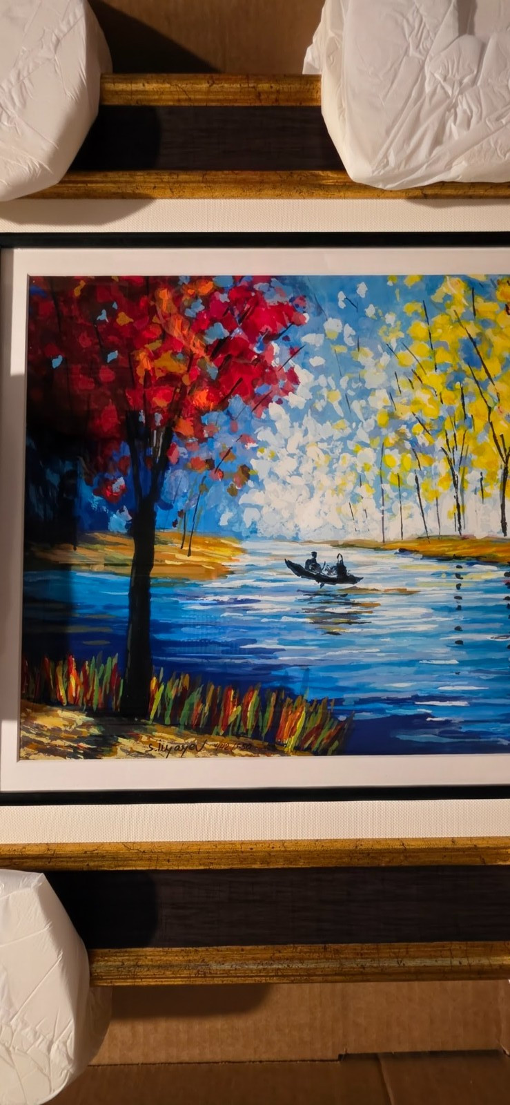 NEW Slava IIyayev «Shimmering Waters» Serigraph on Paper Hand-Signed-COA