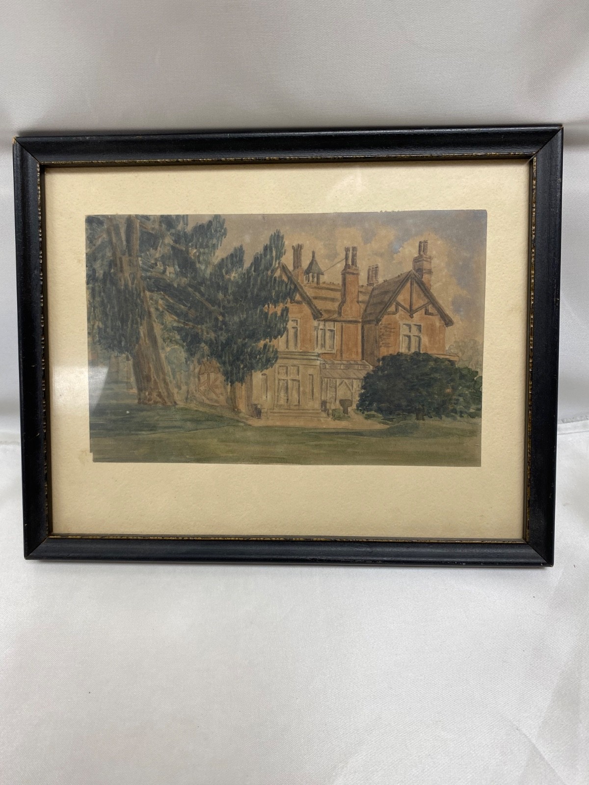 Original Water Colour by K. H. Leach, Lexington artist, 1889 137 years old