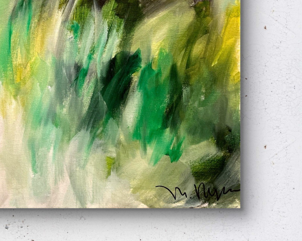 Mary Myers Original Abstract Expressionism 16×20 Landscape Signed Fine Art