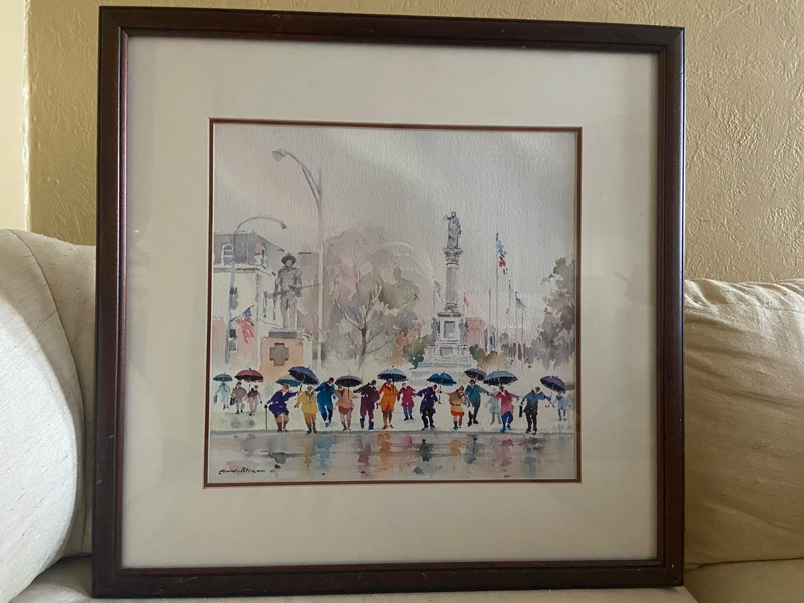 LISTED ARTIST HOWARD NOEL WATSON SIGNED ORIGINAL WATERCOLOR PAINTING