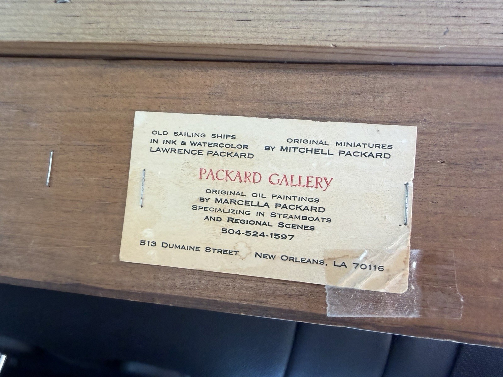 Marcella Packard Original Signed Oil Painting SS Brown Steamboat Packard Gallery