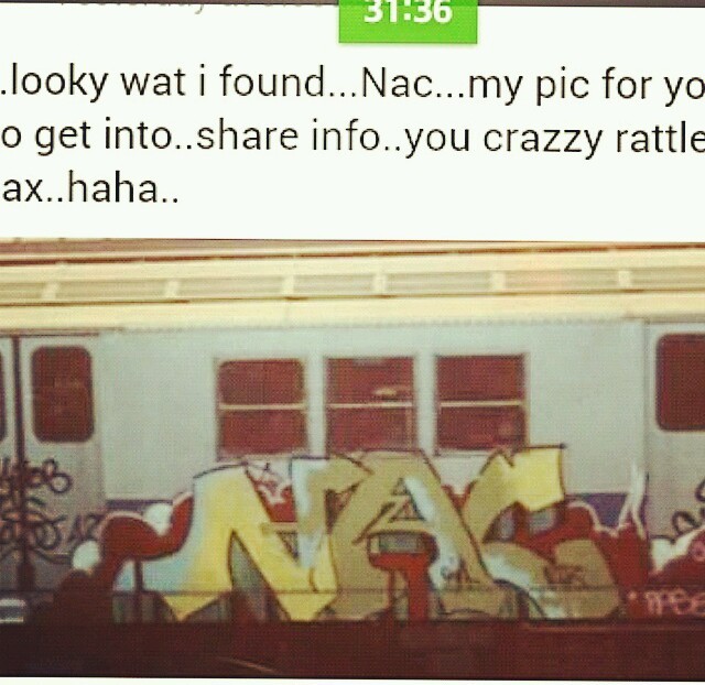 NYC GRAFFITI SUBWAY MAP NAC143