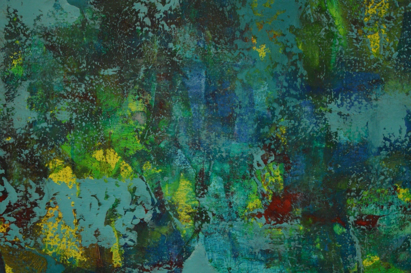 Mark Little Original Giant Canvas Painting 84”X62” (7 Foot) Abstract Modern XL
