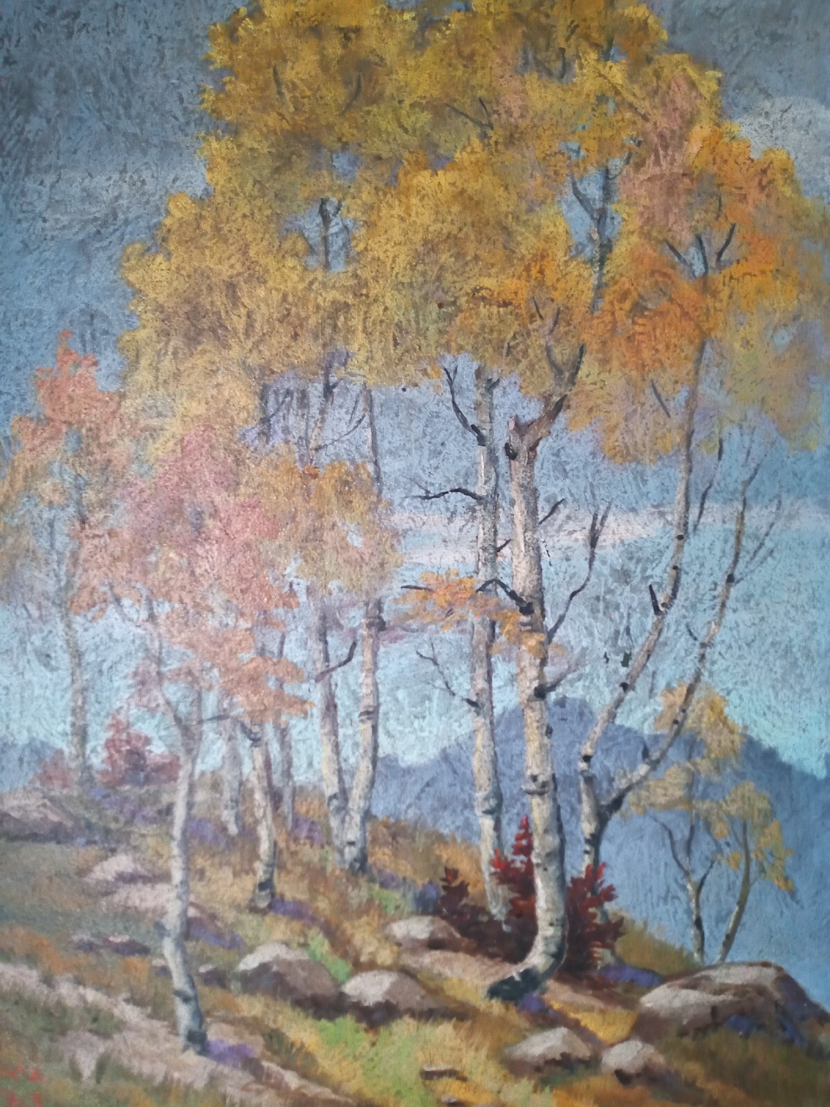 Vtg Inez Tatum Colorado 1893-1992 Landscape 16 x 20 sgnd Titled Oil Painting