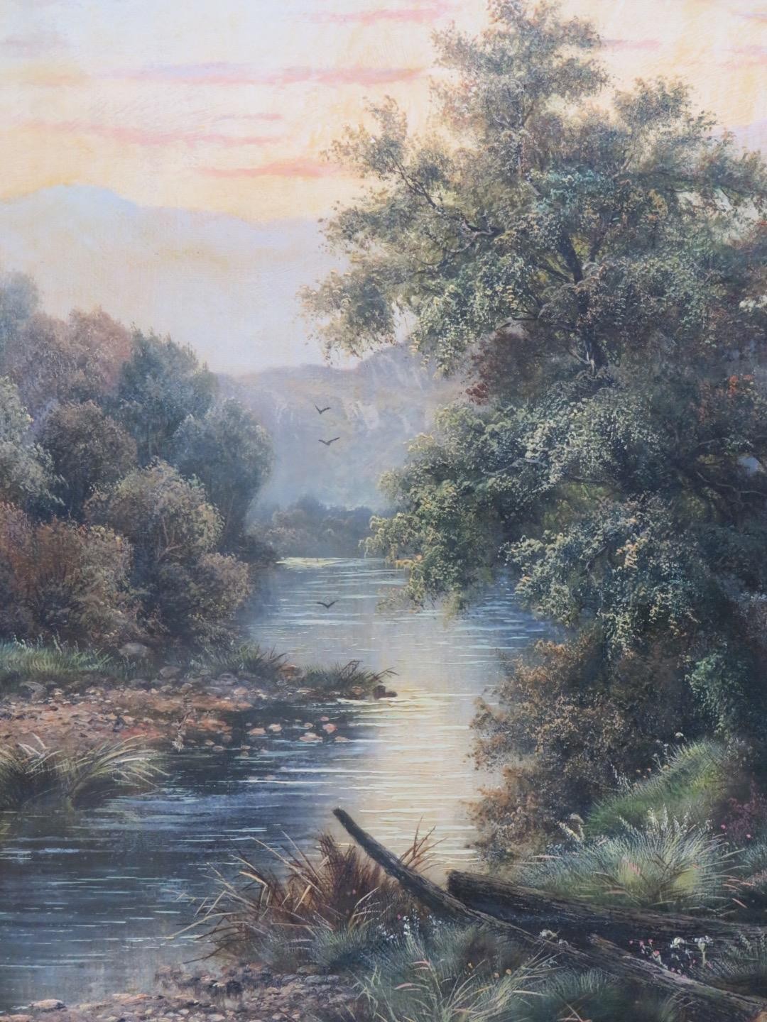 Scottish River Landscapes by Henry John Livens b.1848 Royal Academy Artist