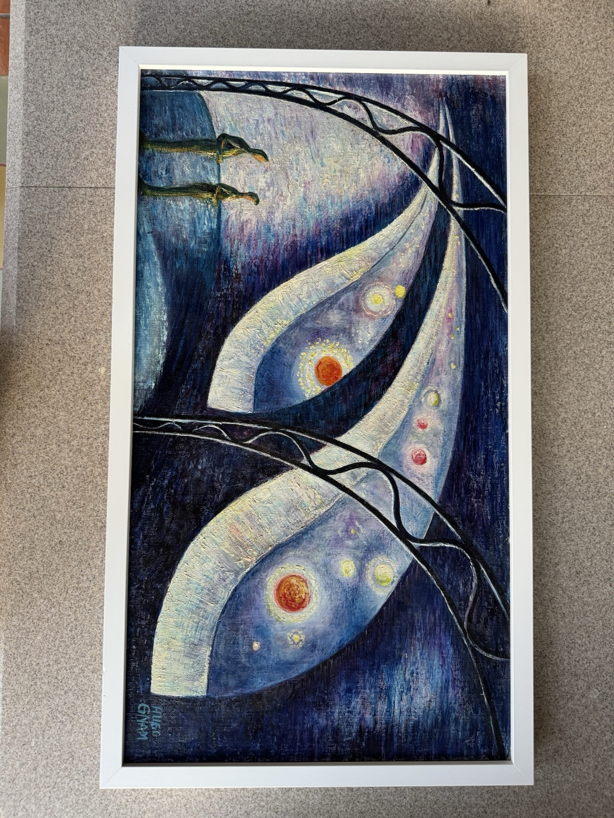 Outer Space 1950’s by Hugo Gnam Mystical Art Forgotten Master