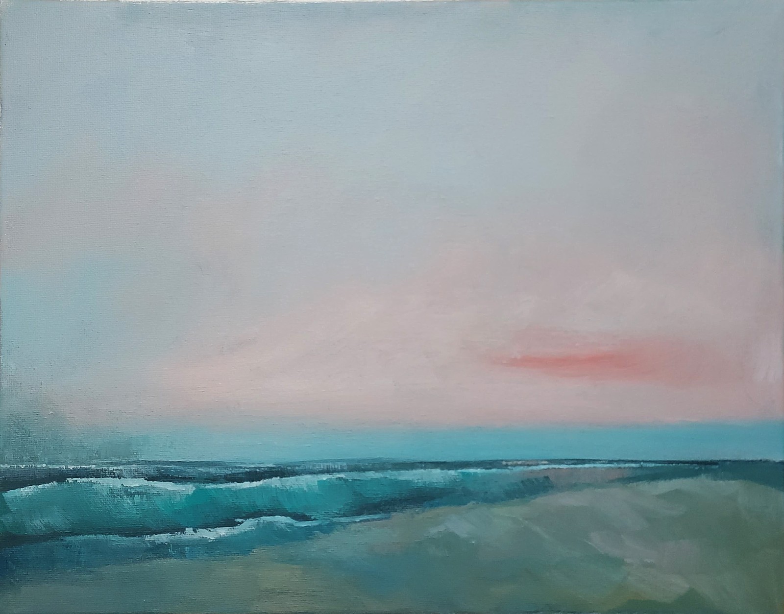 Original Impressionist Painting on 11 in x14 in Canvas – Signed by the Artist