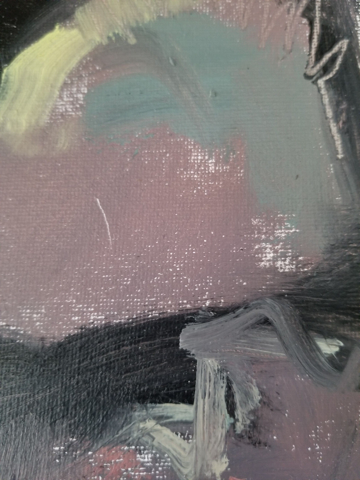 TWOBADARTISTS Original Abstract Expressionism Oil Painting Cool New Art 6×6
