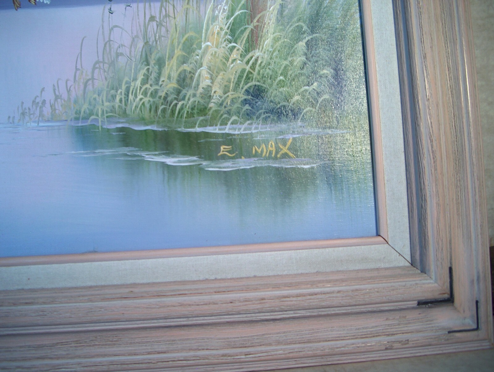 FLYING DUCKS CANVAS ART BY E. MAX