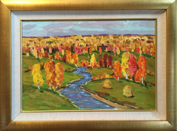 Joyful Autumn Day | Oil on Canvas | Painting