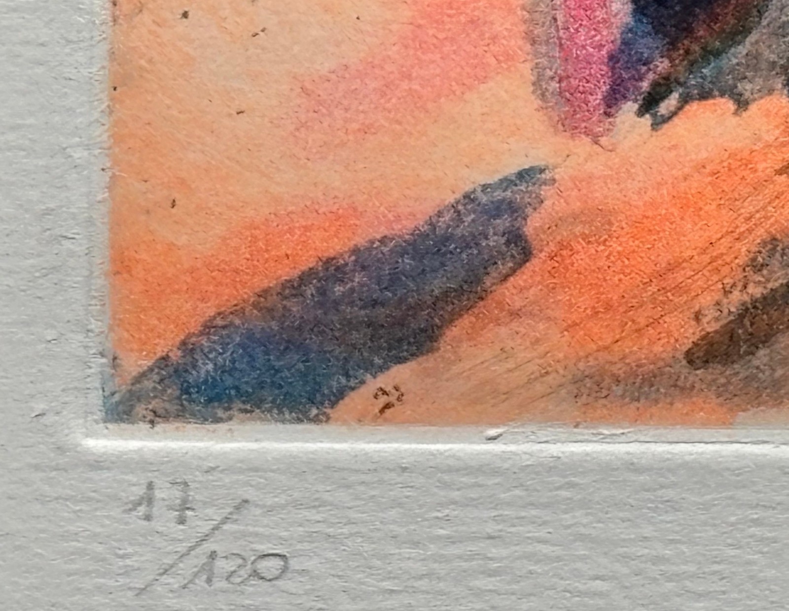Aligi Sassu Signed Untitled Original Lithograph Limited Edition