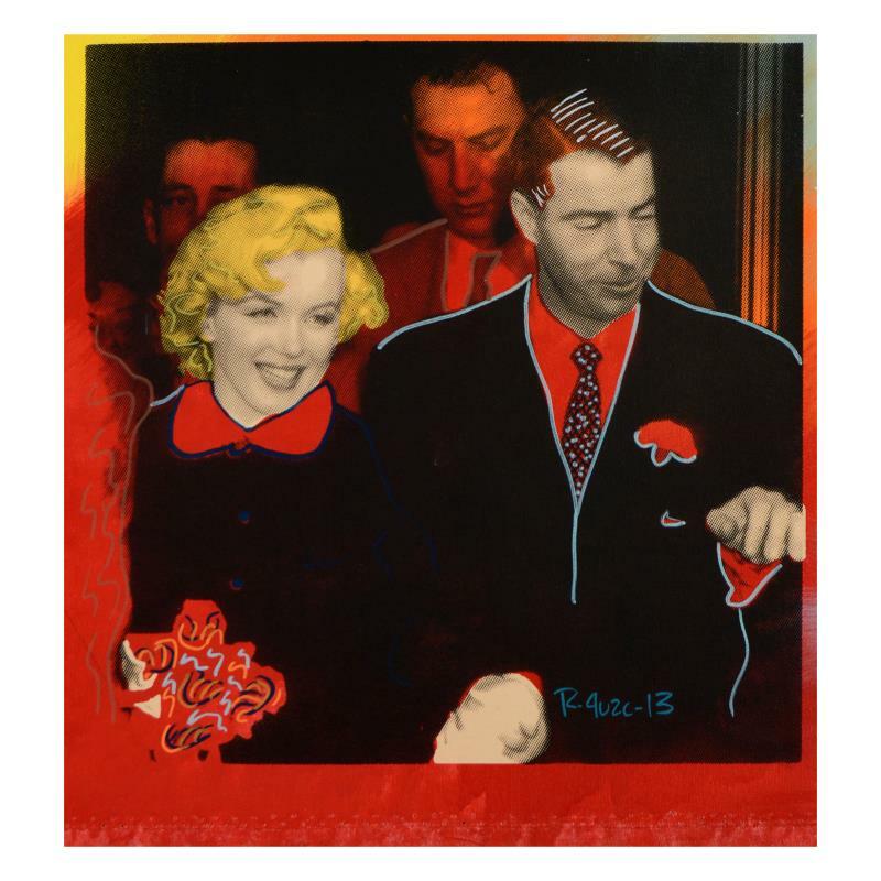 Ringo (Kaufman Protege) «Mr Mrs DiMaggio» Signed Canvas Original Artwork