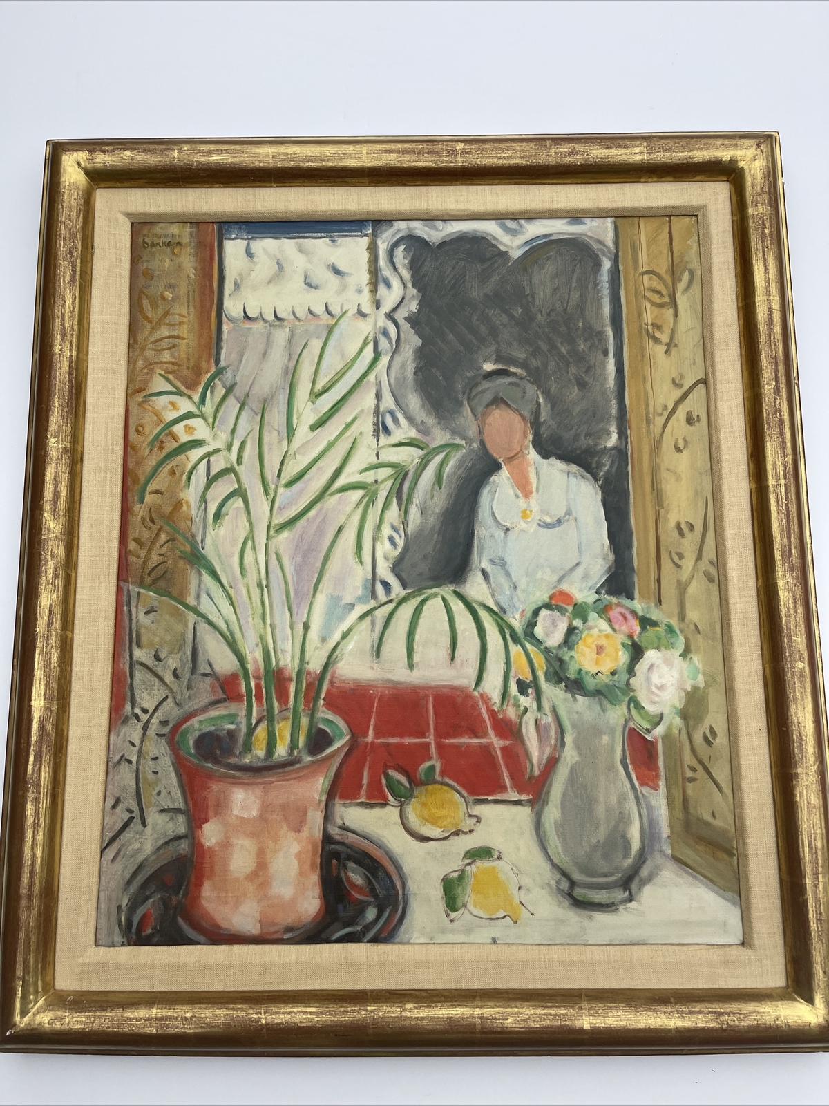 BEBE BARKAN PAINTING MODERNIST PORTRAIT STILL LIFE EXPRESSIONISM LISTED AMERICAN