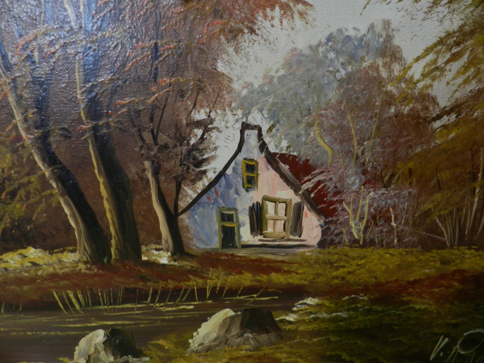 V. Rooy Oil Painting On Canvas