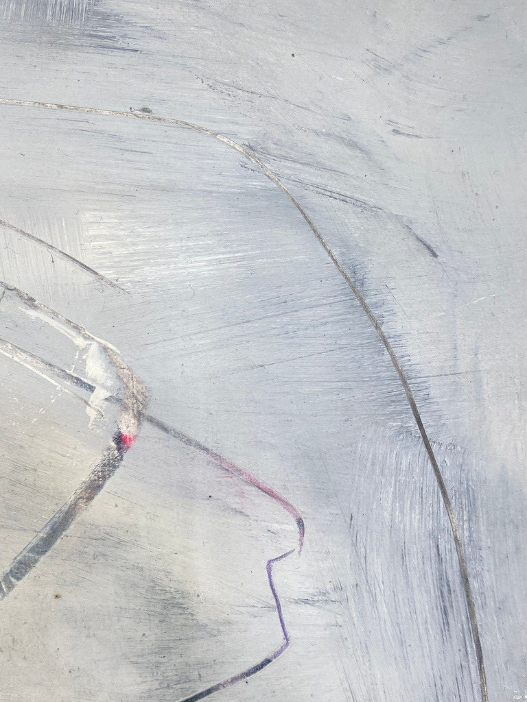 * MANFRED NIPP MALEREI ABSTRAKT ACRYLFARBE GEOMETRISCH MIXED MEDIA