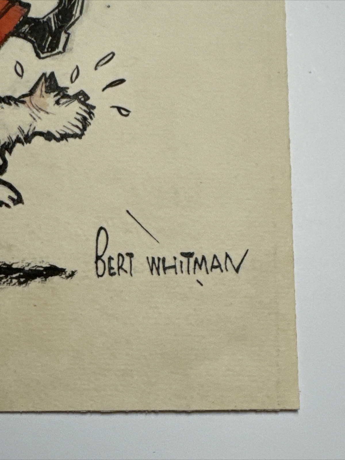 BERT WHITMAN PAINTING ILLUSTRATION DRAWING PORTRAIT FAMOUS LISTED RARE 1920’S