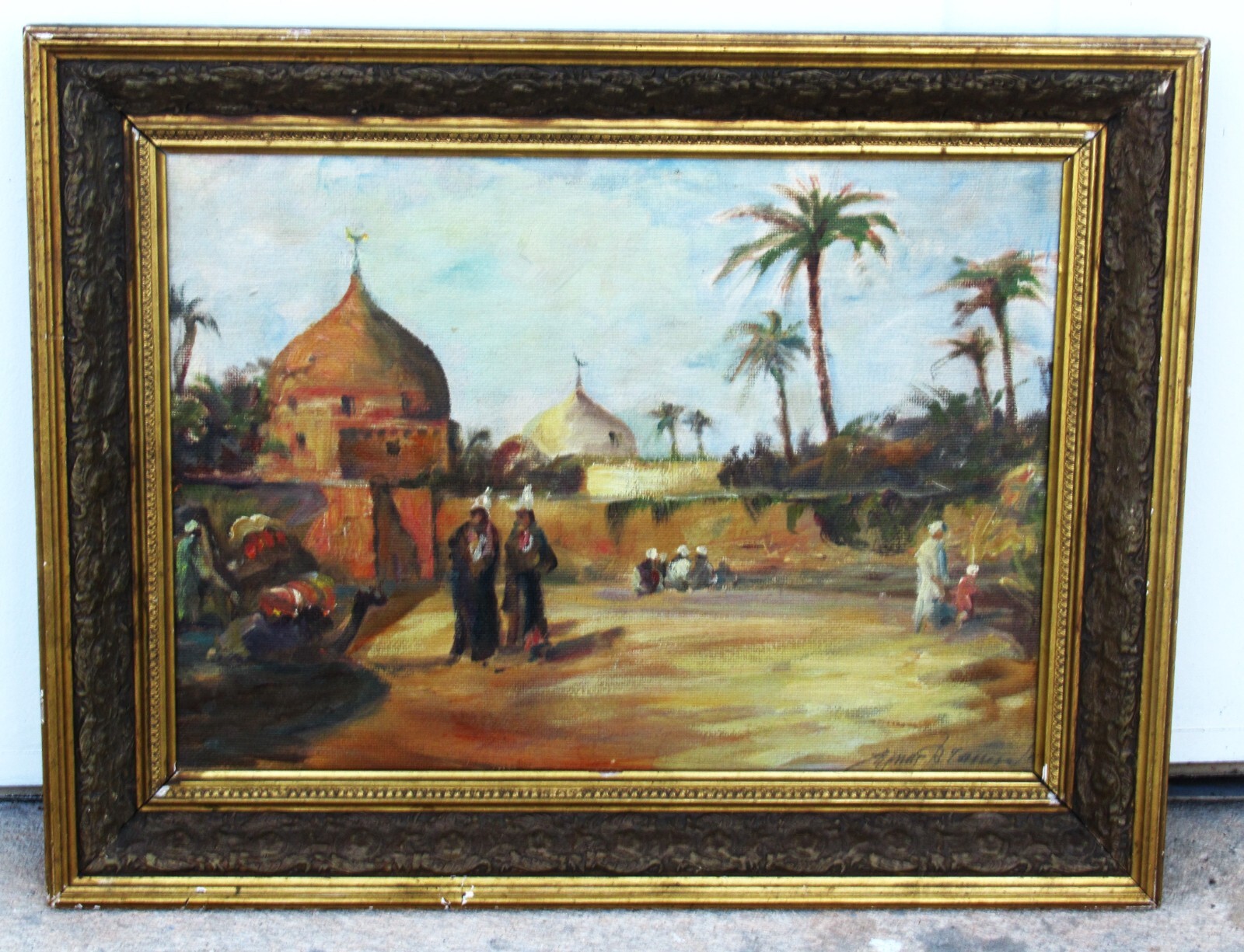Orientalist School, Early 20th C. Painting