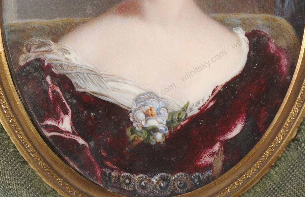 Attrib. to George Raphael Ward (1801-1878) «Harriet, Duchess of Sutherland» (m)