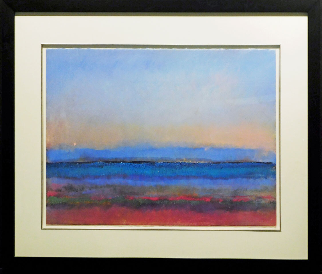 Mark Dickson UNTITLED Mix Media,Pastel and Watercolor Abstract Hand Signed