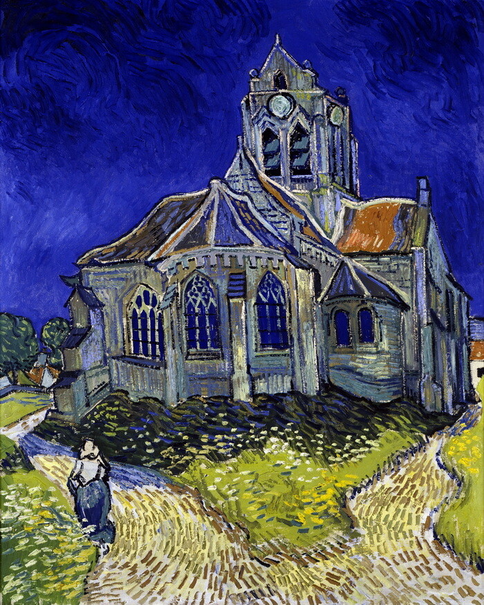 The Church by van Gogh Oil Painting Giclee Printed on Canvas P1829