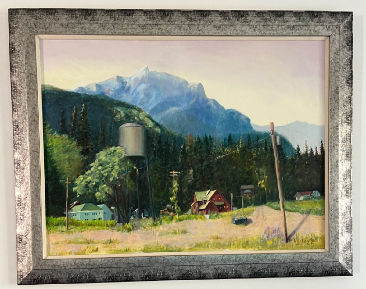«My Mountainous View» By Renowned Landscape Artist Howard Cohen Grand Tetons