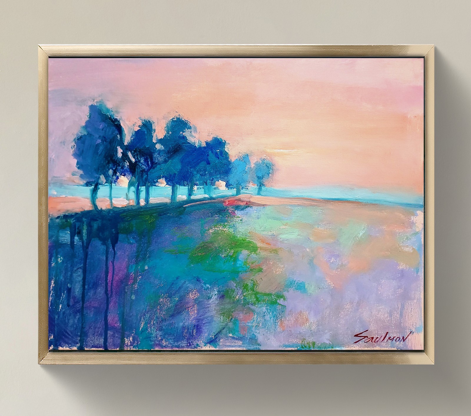Original Impressionist Painting on 14×11 inch Canvas – Signed by the Artist