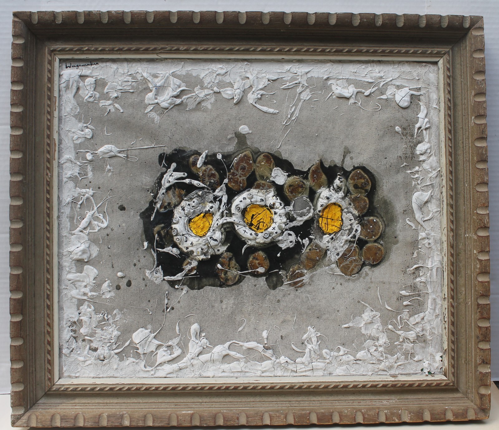 JAAP WAGEMAKER, MATERIALS PAINTING, EARLY 1960s