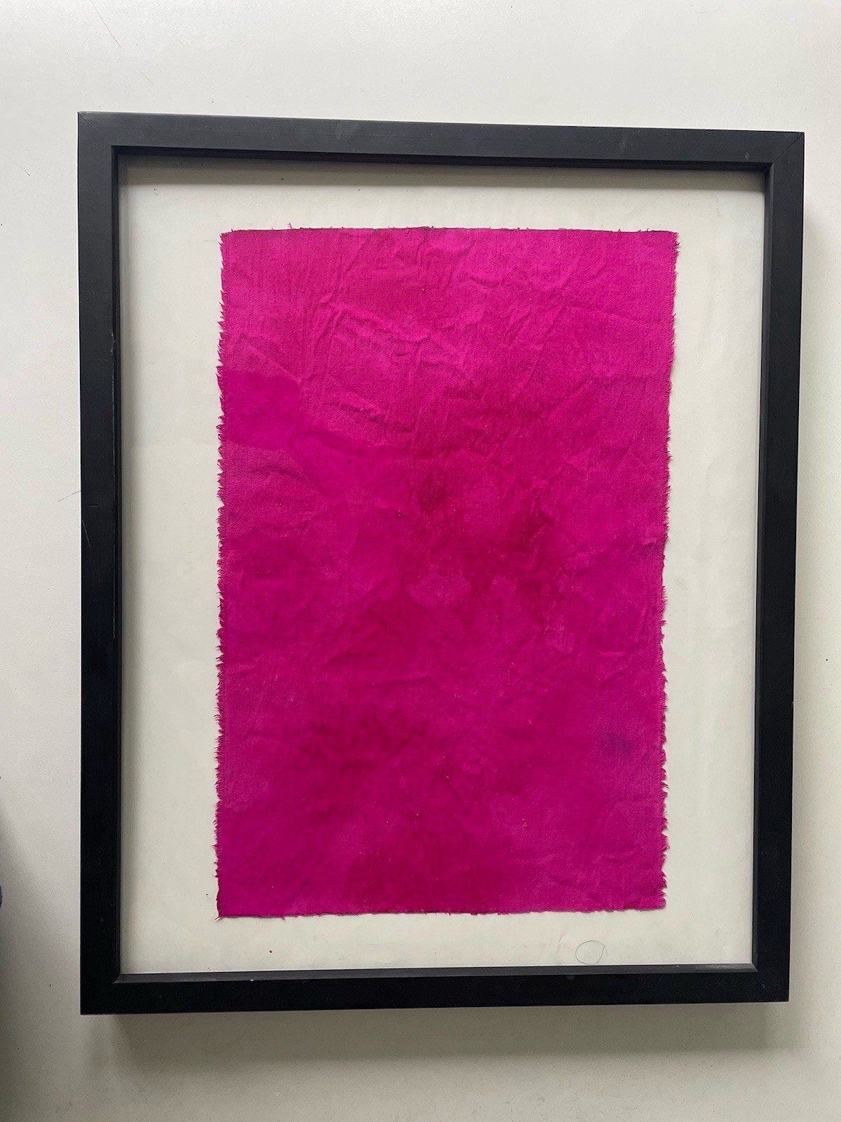Yes Klein Style of Pink Monochrome Canvas Abstract Painting Art Original A100