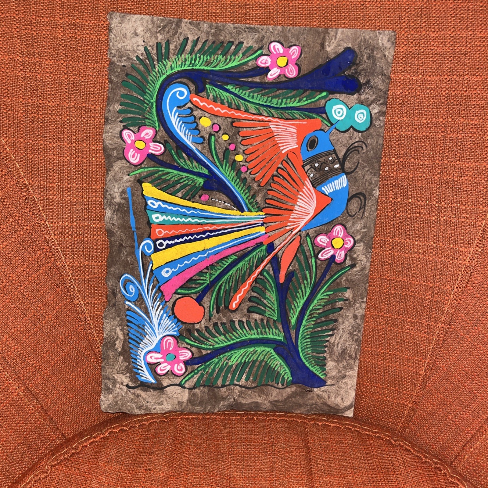 1960’s Hand painted Psychedelic Artwork *RARE* Folk Art