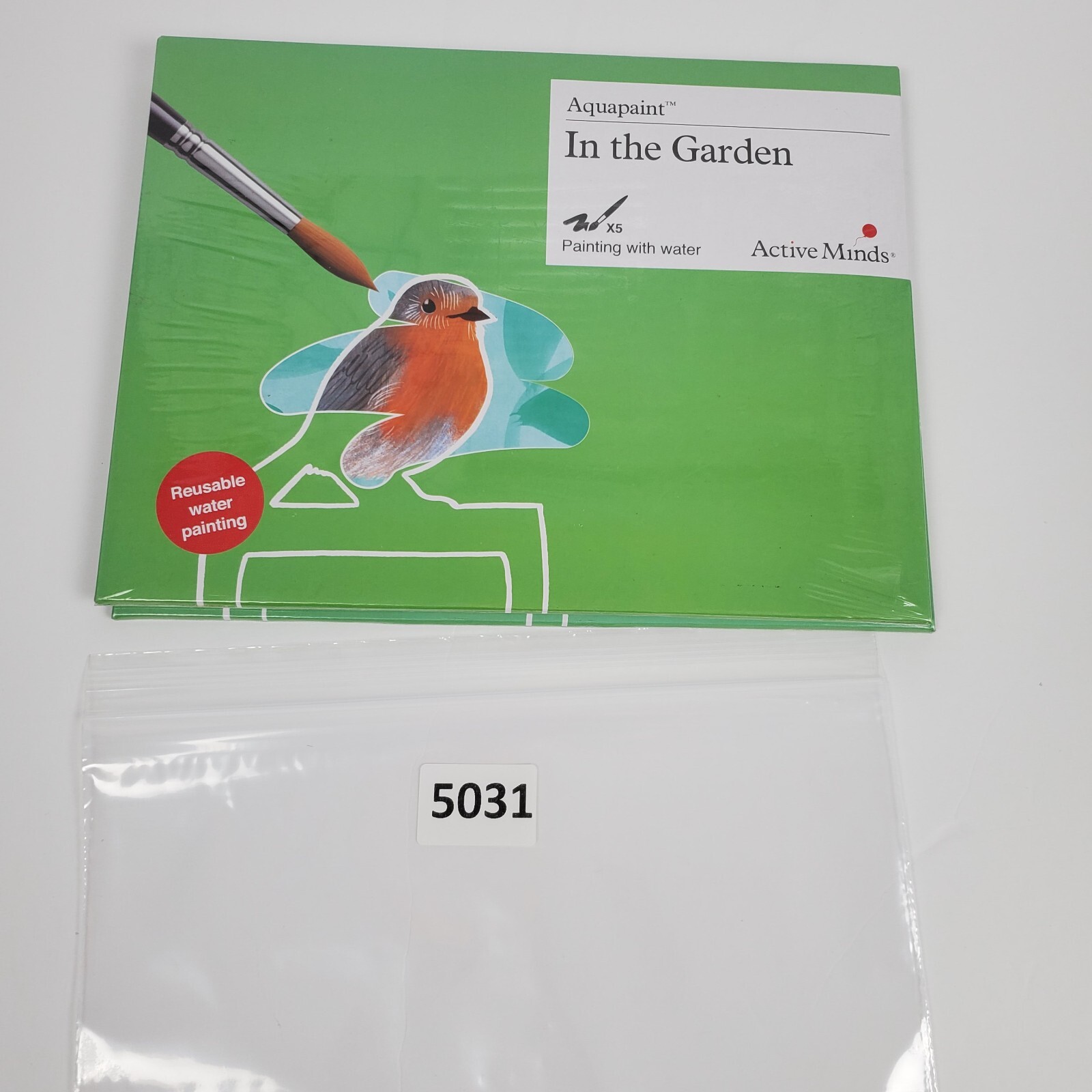Active Minds In the Garden Aquapaint Activity 5 Reusable Water Painting