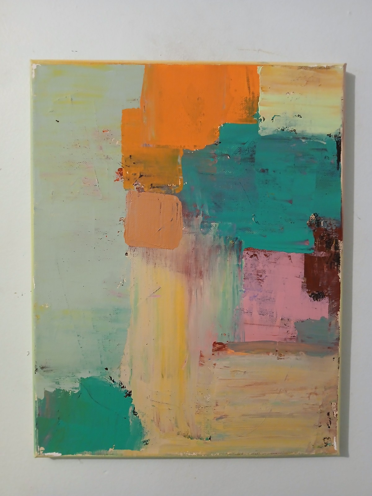 Original Acrylic Abstract Painting On Canvas. By Vincent Martin