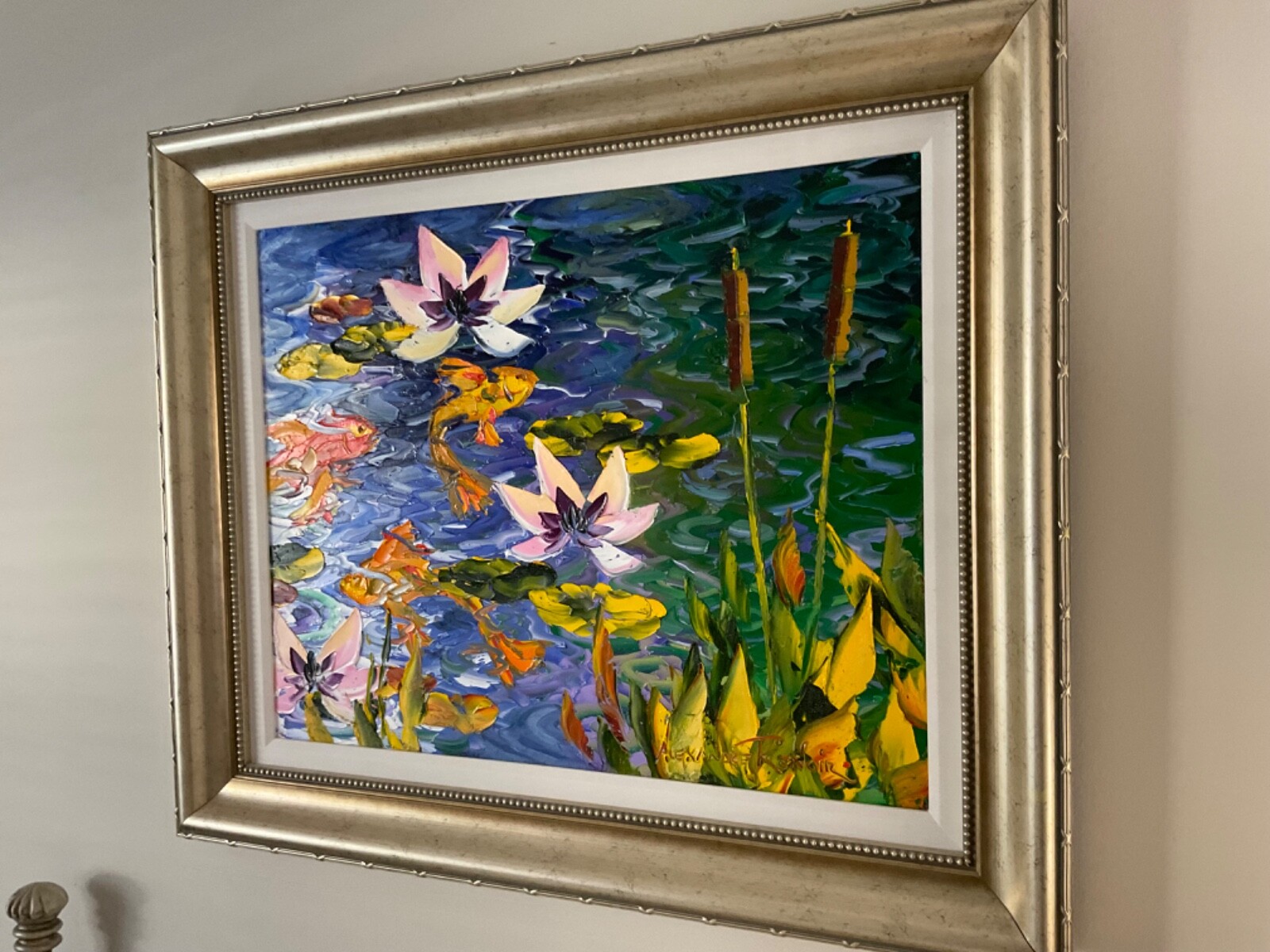 Alexandre Renoir Original Oil on Canvas 32.5×38 COA PARK WEST