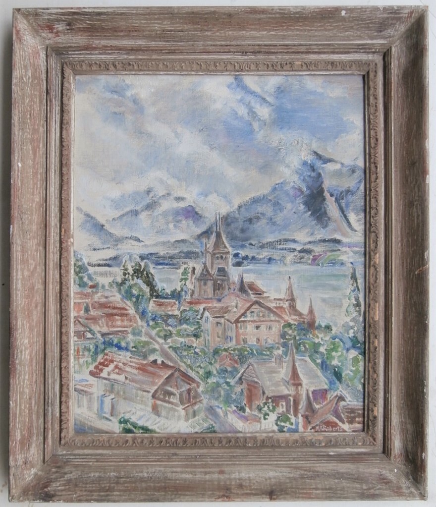 ALICE T. ROBERTS Exhibited Painting PENNSYLVANIA IMPRESSIONIST Woman Artist PAFA