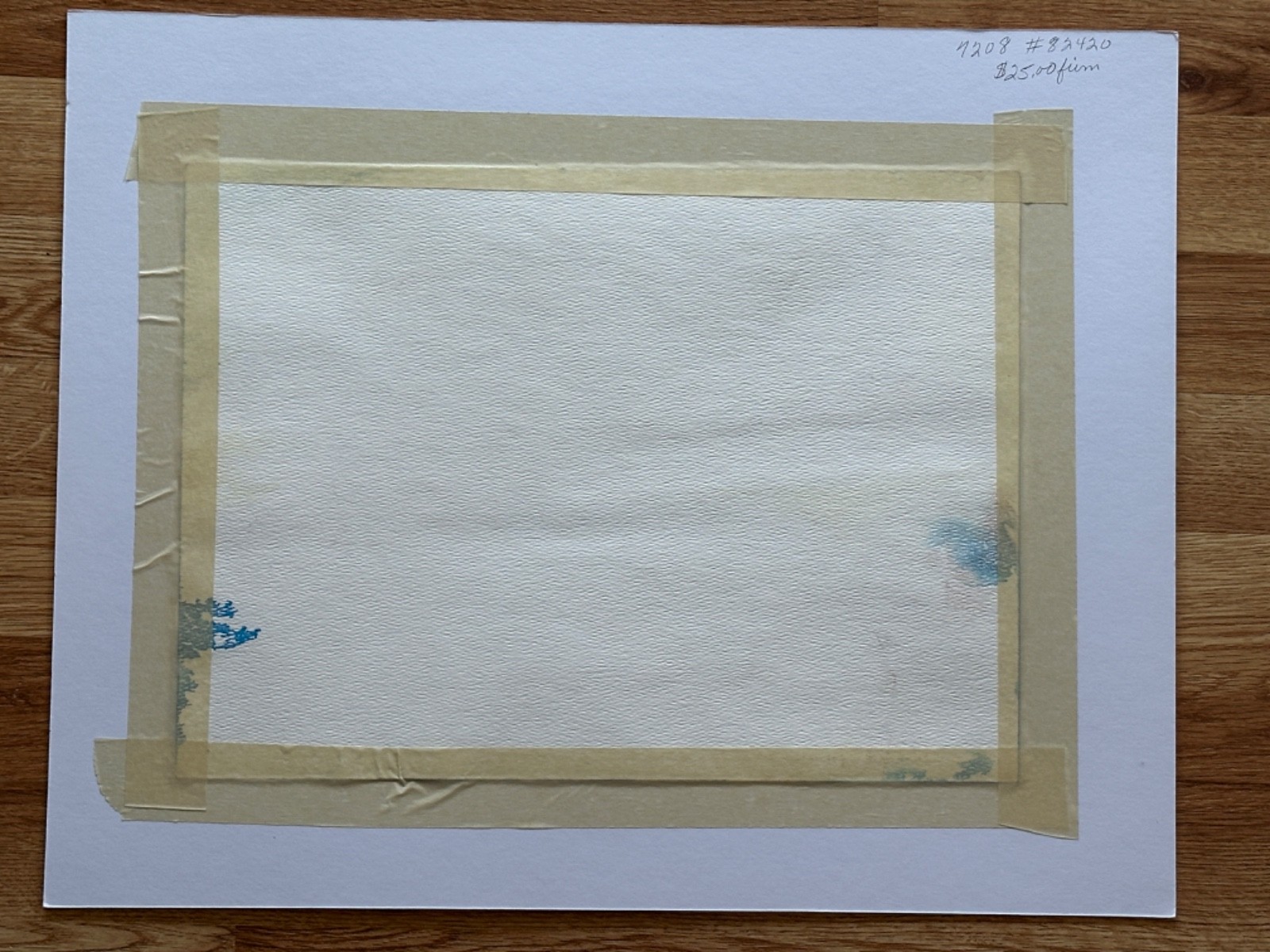ALICE GUZMAN ORIGINAL WATERCOLOR PAINTING MATTED 16″ X 20″ NEW MEXICO 1980’S