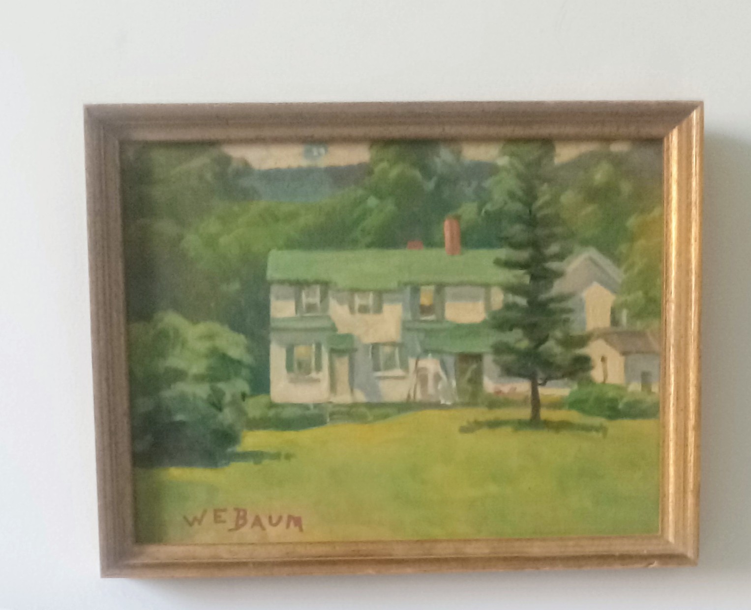 Walter Emerson Baum Oil American Impressionist Bucks County Pennsylvania