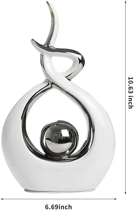 Contemporary Abstract Art Ceramic Statue – Perfect Gift for Home Decor Lovers