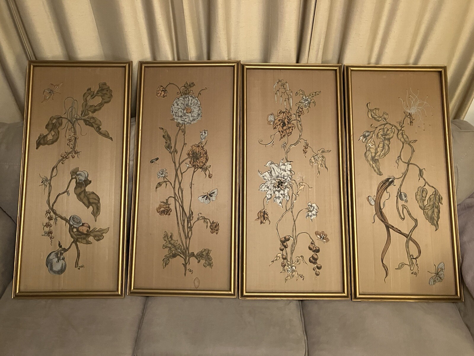 Vintage 50’s Dietrich Grunewald Serigraphs Signed Orig MidCentModernist 4 Works