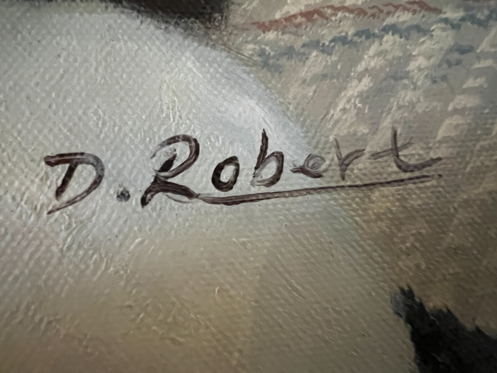 Dog Pet Portrait Hand-painted and Signed Oil Painting