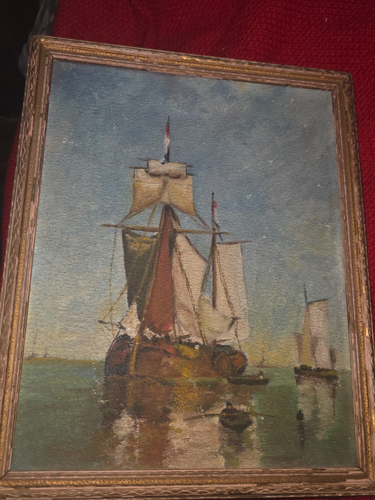 1850-1920’s devoe oil painting by Neil Dwight harris/Earnest Crofts.