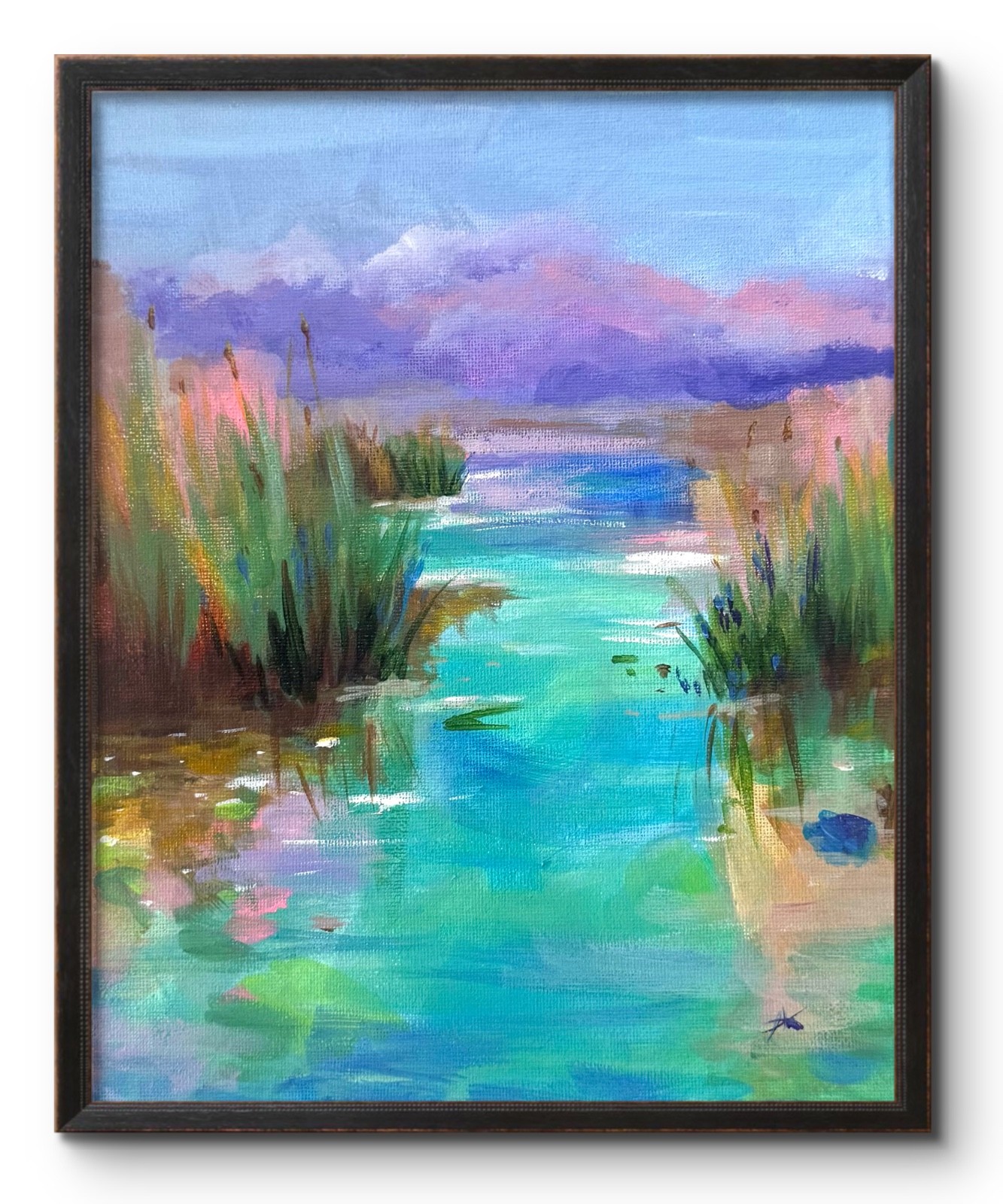 ASCENT EXPRESSIONISM 8X10 PASTEL LANDSCAPE HOME FINE ART INTERIOR DESIGN
