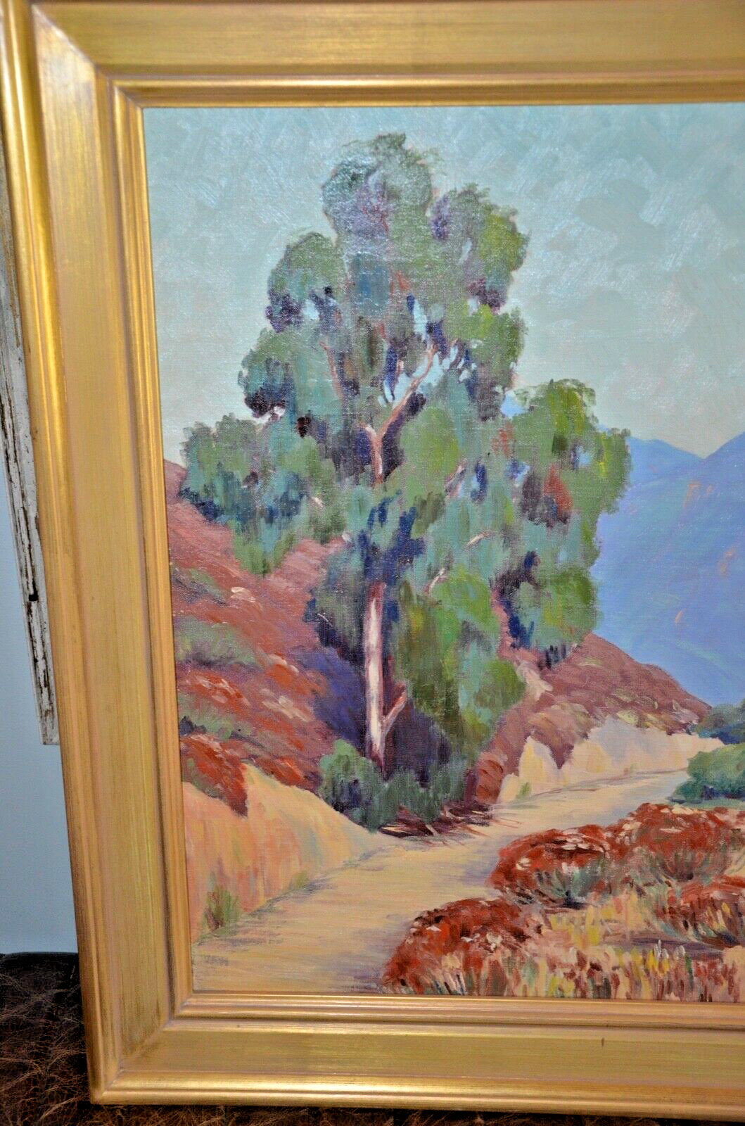 «The Mountain Road» Plein Air California Painting Listed Maybell Marlatt
