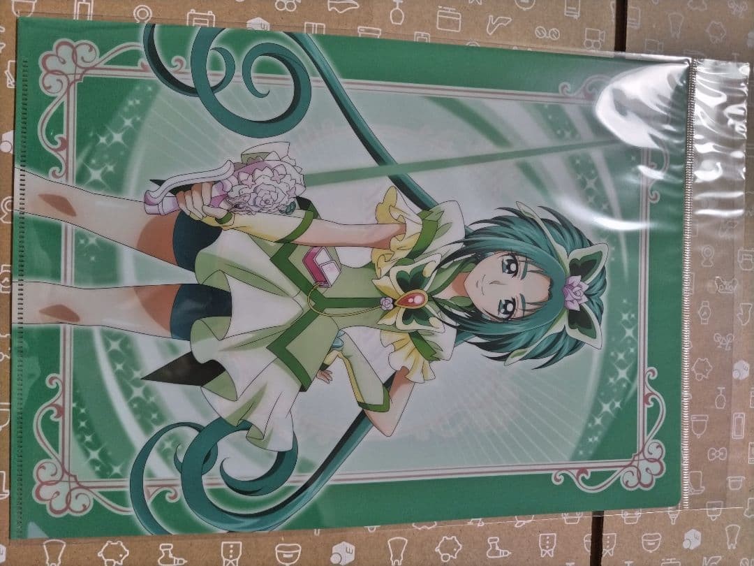 Yes PreCure 5 Go Go Cure Mint Clear File A4 Unused Japan Character Gift